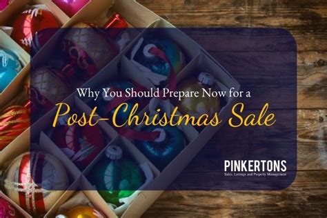 Why You Should Prepare Now For A Post Christmas Sale