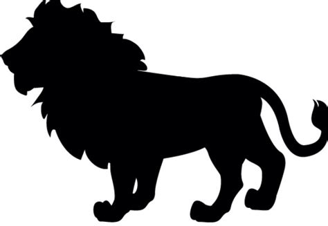 Roaring Lion Silhouette at GetDrawings | Free download