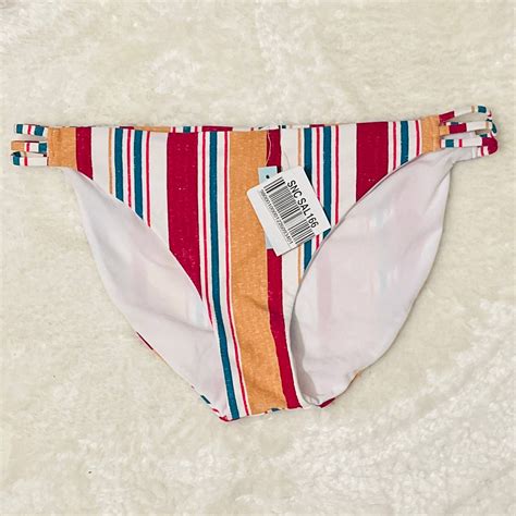 Sunbather Orange Striped Bikini Bottoms Artofit