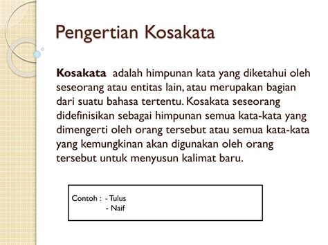 Contoh Kosakata Dan Makna Kata The Best Porn Website