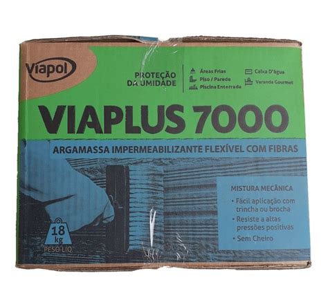 Impermeabilizante Viaplus 7000 Flexivel Caixa 18kg APOIO CENTER