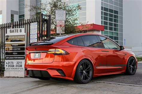 Unplugged Performance Drops Bold Tesla Model X Styling Kit Carscoops