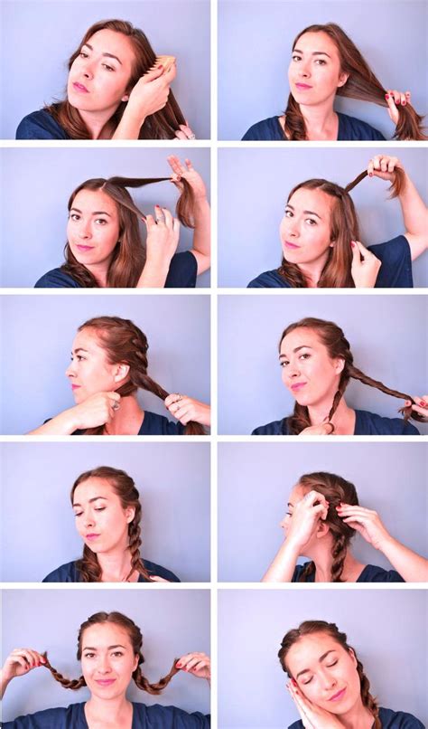 Tuto Boucles Sans Chaleur Cheveux Boucles Sans Chaleur Tuto Coiffure