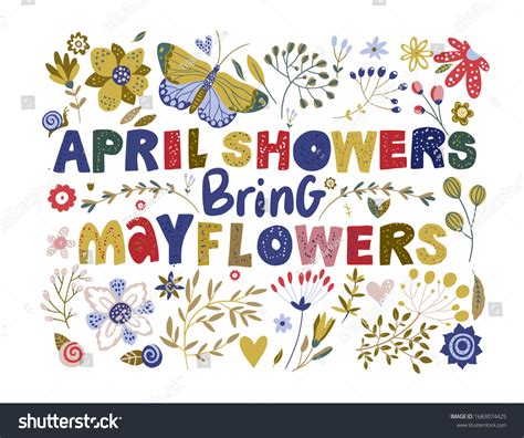 April Showers Bring May Flowers Images Stock Photos D Objects