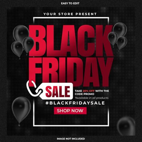 Premium Psd Black Friday Sale Banner