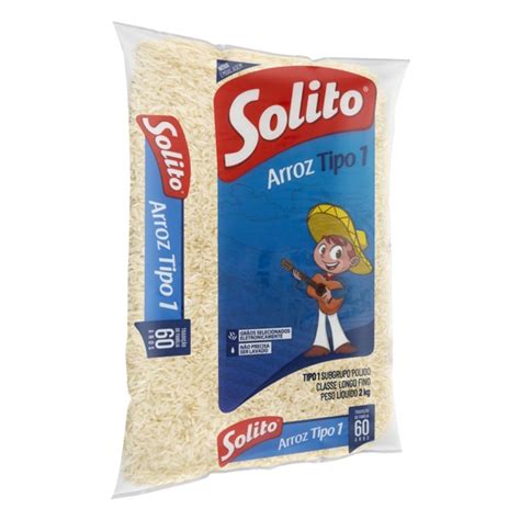 Arroz Polido Tipo Solito Pacote Kg Supermercado Gomes