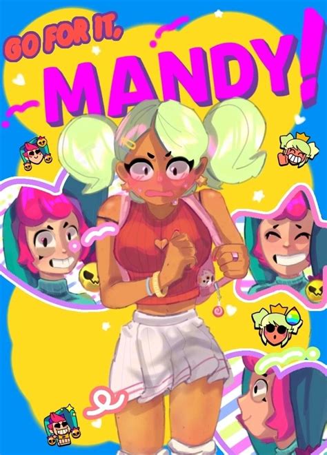 Mandy X Chester Brawl Stars Милые рисунки Фан арт Клоуны