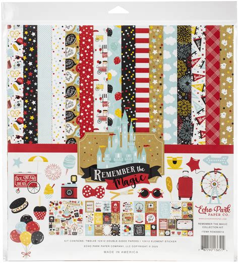 Echo Park Collection Kit 12x12 Remember The Magic 787790136514