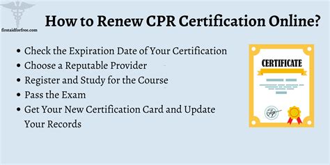 How To Renew Cpr Certification 5 Quick And Easy Steps