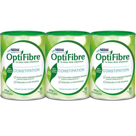 Nestlé OptiFibre Constipation 3x250 g Redcare Pharmacie