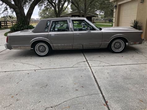 1989 Lincoln Town Car Cartier 49k Actual Miles Classic Lincoln Town Car 1989 For Sale