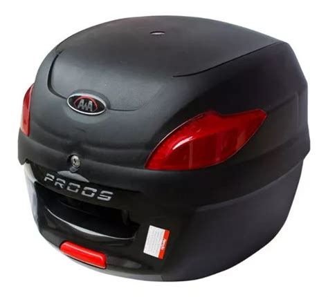 Bauleto Bau Proos 41 Litros Moto Preto Awa Universal Suporte Frete grátis