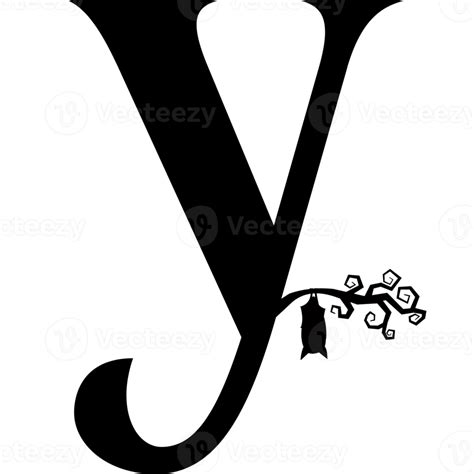 Halloween Black Alphabets 12042478 Png