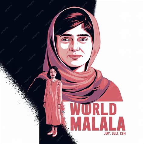 World Malala Day Social Media Poster Malala Yousafzai Malala Yousafzai