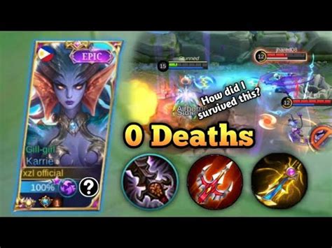 Karrie Lifesteal Build Is Unkillable Karrie Best Build Mobile