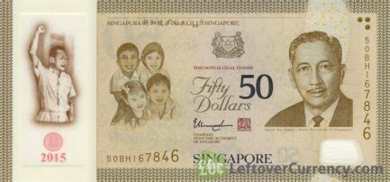 50 Singapore Dollars note (Commemorative 2015) - Exchange yours today