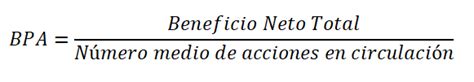 ¿qué Es El Beneficio Por Acción Eurekers Diccionario Financiero