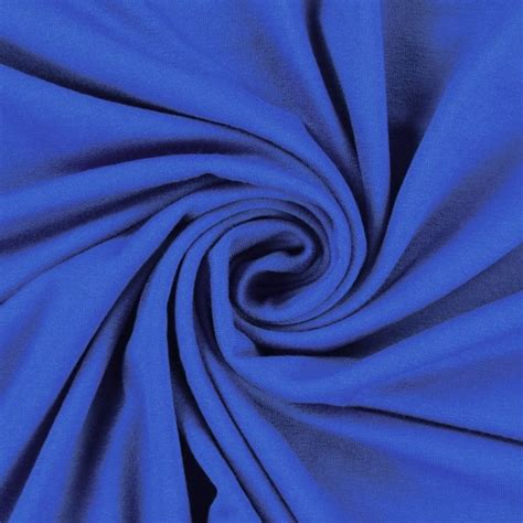 Tissu Jersey Viscose Bleu Royal Tissus Hemmers