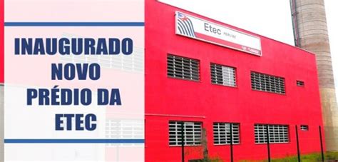 INAUGURADO NOVO PRÉDIO DA ETEC Prefeitura Municipal da Estância