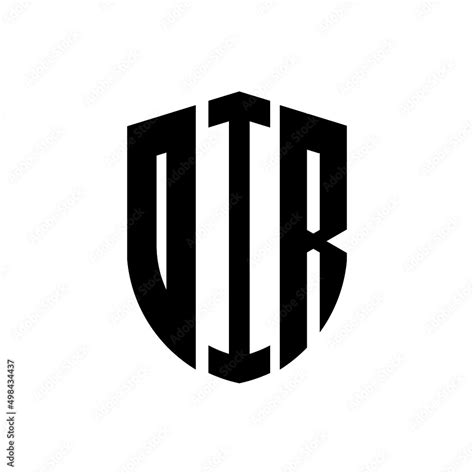 oir letter logo design oir modern letter logo  black background
