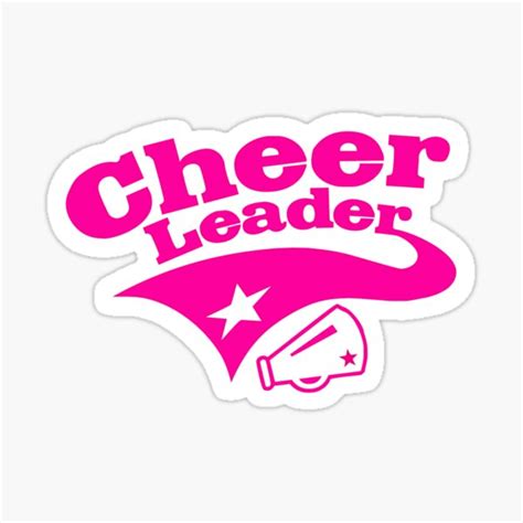 Cheerleader Sticker For Sale By Cheesybee Redbubble