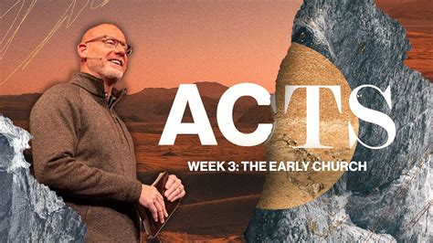 The Early Church Acts Week Youtube