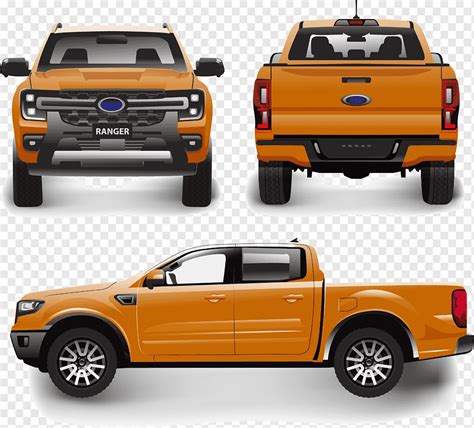 Camioneta Ford Ranger Diferentes Vistas Png Pngwing