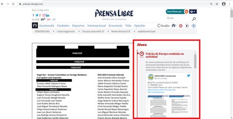 Alerta Supuesta Noticia Simulando Ser De Prensa Libre Acerca De La