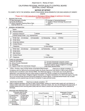 Fillable Online General Waste Discharge Requirements Order No R3 2017