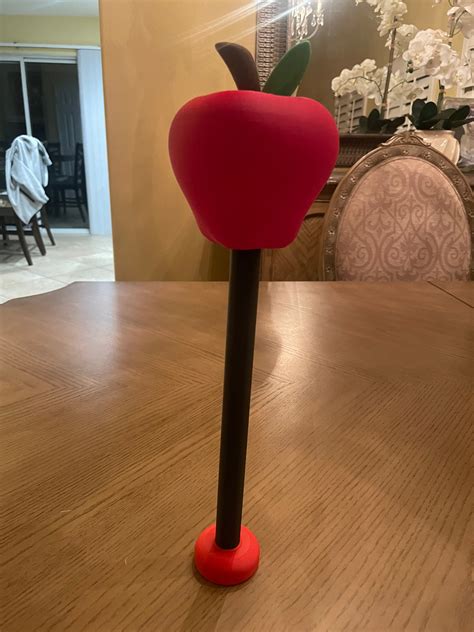 Hazbin Hotel Lucifers Apple Cane With Extendable Handle Etsy