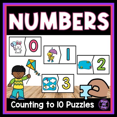 Spring Number Puzzles Counting To 10 Matching Activities Made By