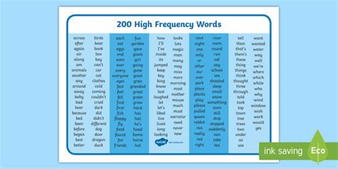 What Are High Frequency Words Twinkl Teaching Wiki