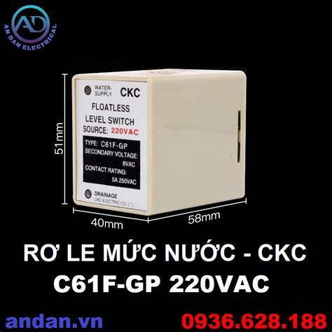 Mua Rơ le mức nước Bộ điều khiển mực nước CKC relay mực nước C61F GP