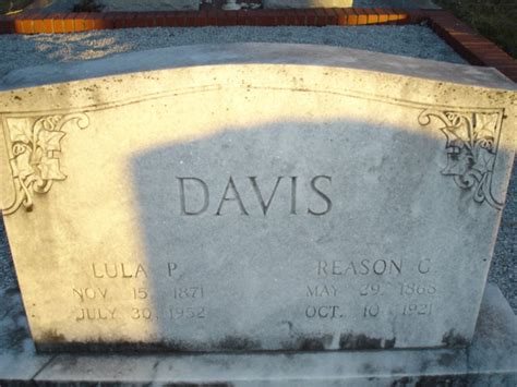 Reason Gilford Reeves Davis Find A Grave Memorial