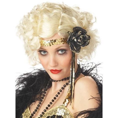 Buy Hobbypos Jazz Baby 1920s Gatsby Blonde Flapper Short Women Costume