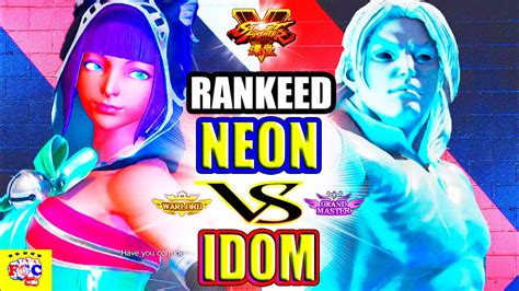 スト5 NeonV メナト 対 iDom ケン NeonV Menat VS iDom Ken SFVFGC