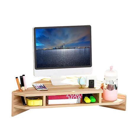 Kuaiyu Triangle Monitor Stand Riser Cut Triangle Save Space Desktop Corner Desktop