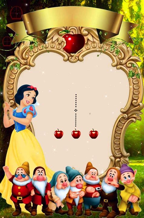 Temas De Aniversário Da Branca De Neve - Arte da branca de neve | Tema branca de neve, Festa branca de neve ...