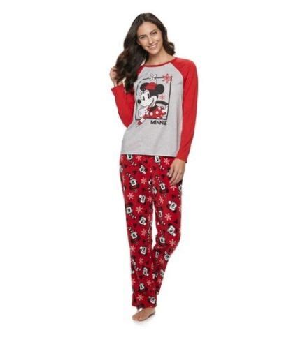 Minnie Mouse Pajamas Women S Xs New Minnie Sleep Set Shirt Lounge Pants Pjs Nwt Ebay