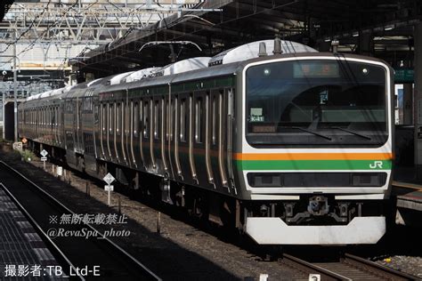 2nd Train 【jr東】e231系k 41編成が機器更新を終え大宮総合車両センター出場回送の写真 Topicphotoid83324