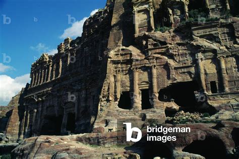 Image Of View Of Palace Tomb Left And Corinthian Tomb Royal Tombs