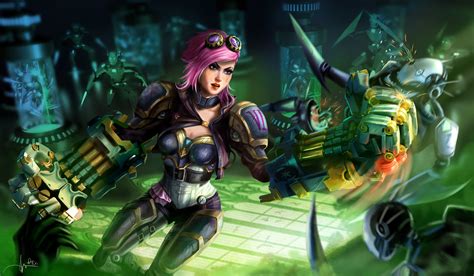 Download Vi League Of Legends Video Game League Of Legends Hd