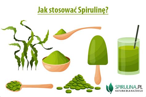 Jak stosować Spirulinę algi Spirulina i Chlorella