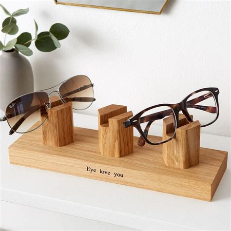 Personalised Triple Glasses Stand Ts For Dad Sunglasses Stand Multiple Reading