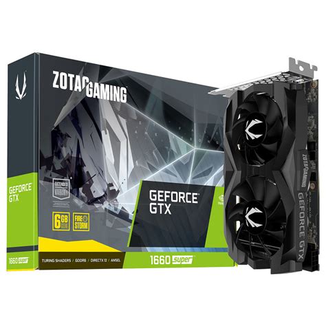 Carte Graphique ZOTAC GeForce GTX 1660 SUPER Twin Fan 6 Go