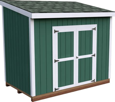 Diy 6x10 Lean To Storage Shed Plan 3dshedplans™