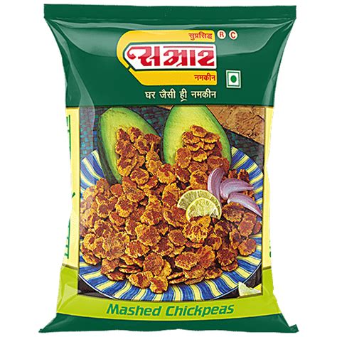 Buy Samrat Chana Jor Garam Namkeen - Mashed Chickpeas, Crunchy, Indian ...