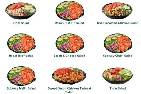 Subway Menu With Prices UK Subway Menu Prices