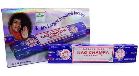 Kit Incenso Satya Nag Champa Box 12 Caixas Sai Baba Parcelamento Sem