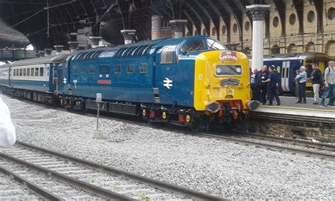 Class 55 Deltic 55013 The Black Watch 55009 Arrives … Flickr